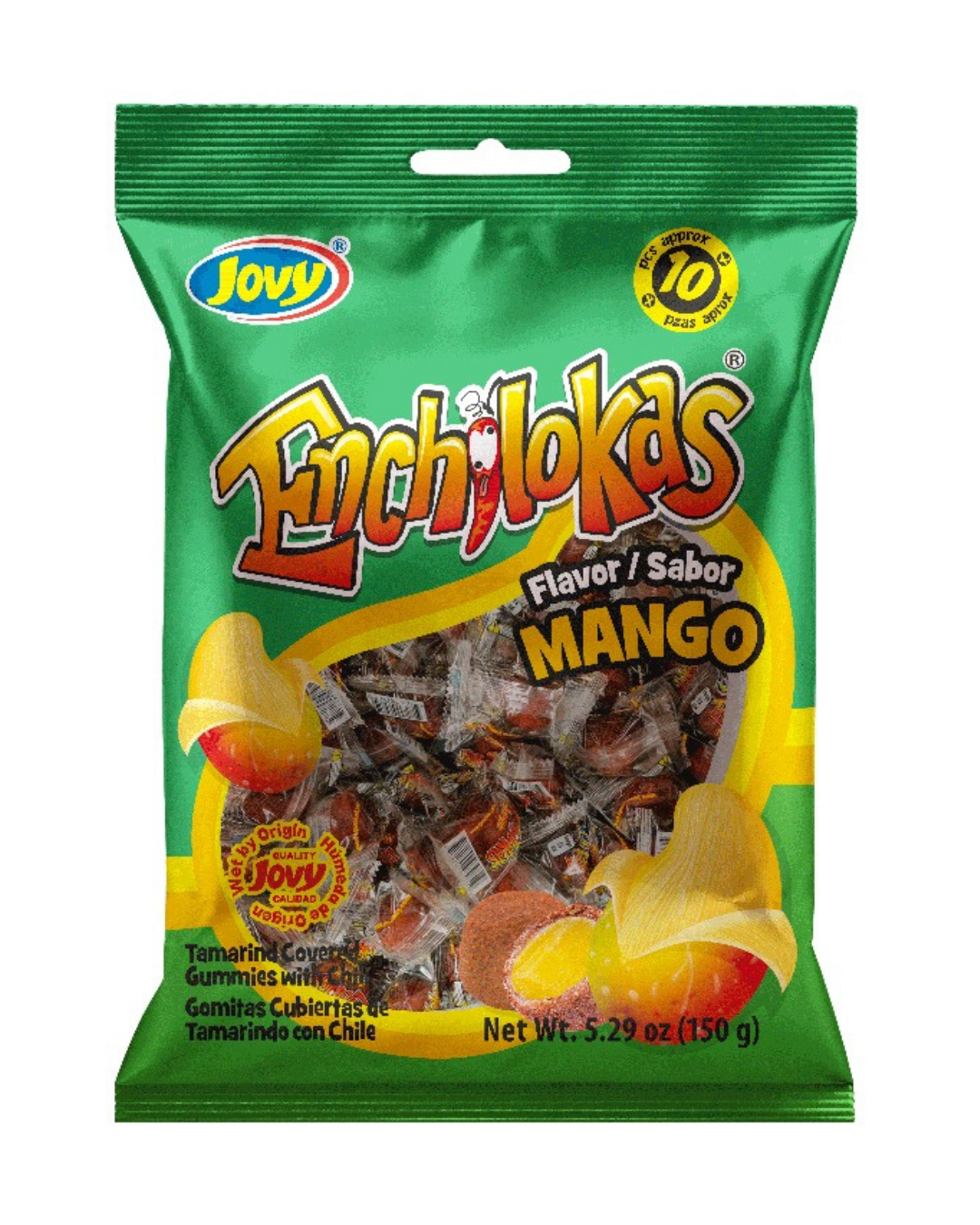 Jovy Enchilokas Sabor Mango 10uds.